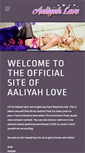 Mobile Screenshot of aaliyahlove.com